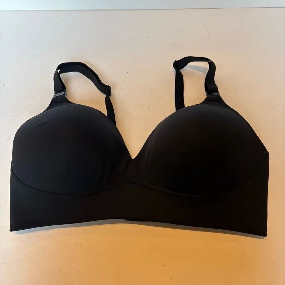 Warners Black Women's Intimate Bra Wireless Padded Size 36D